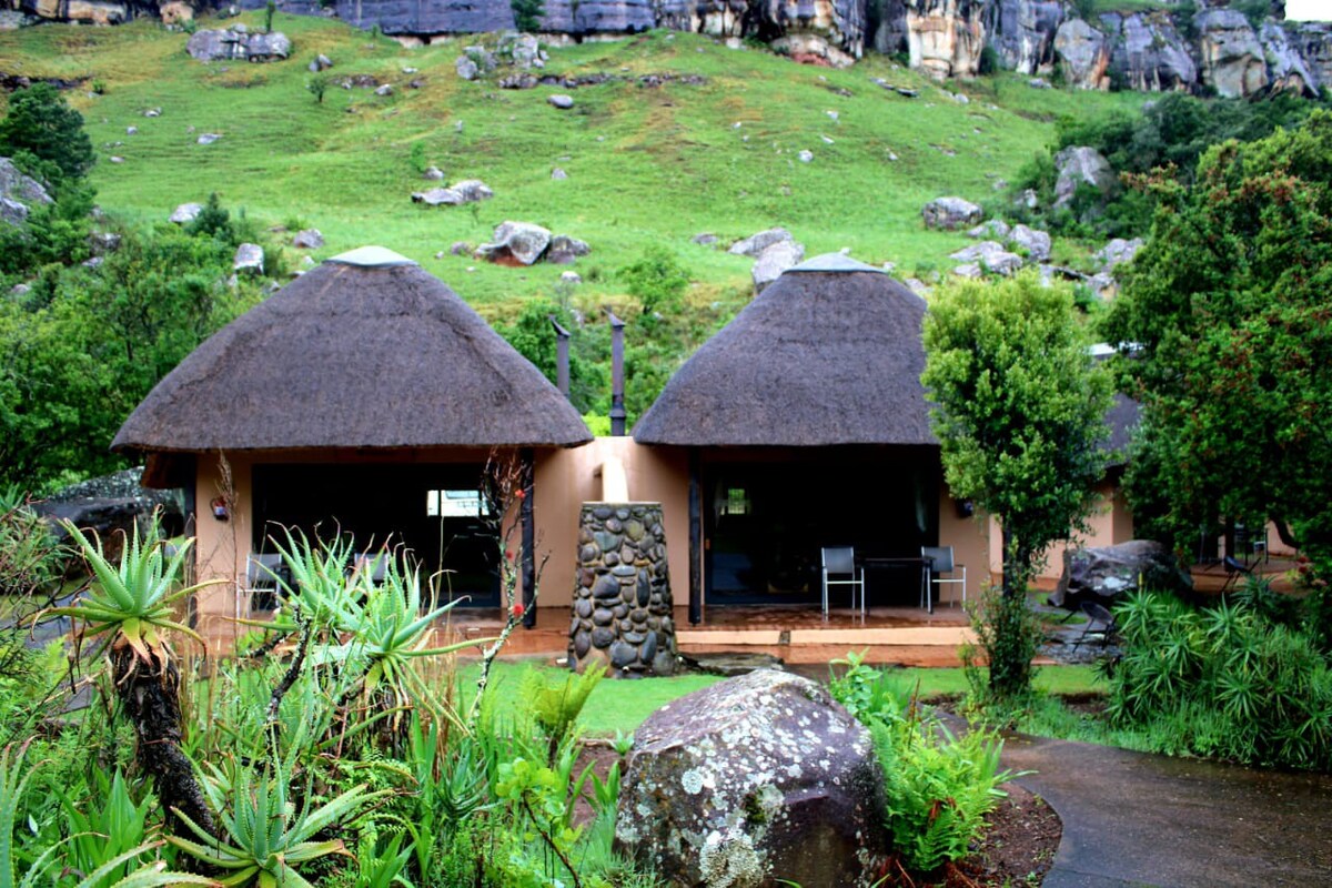 Drakensberg花园景观双卧室101 （早餐）