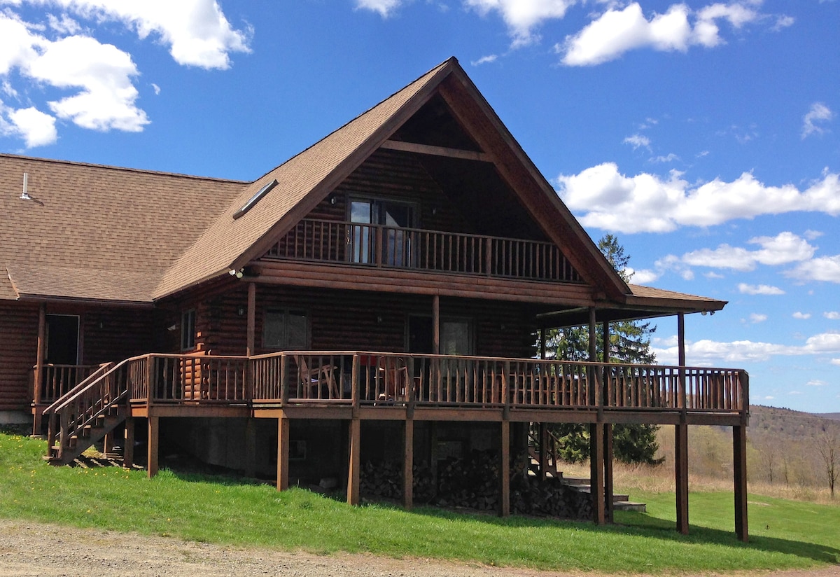 Lake View Log Cabin