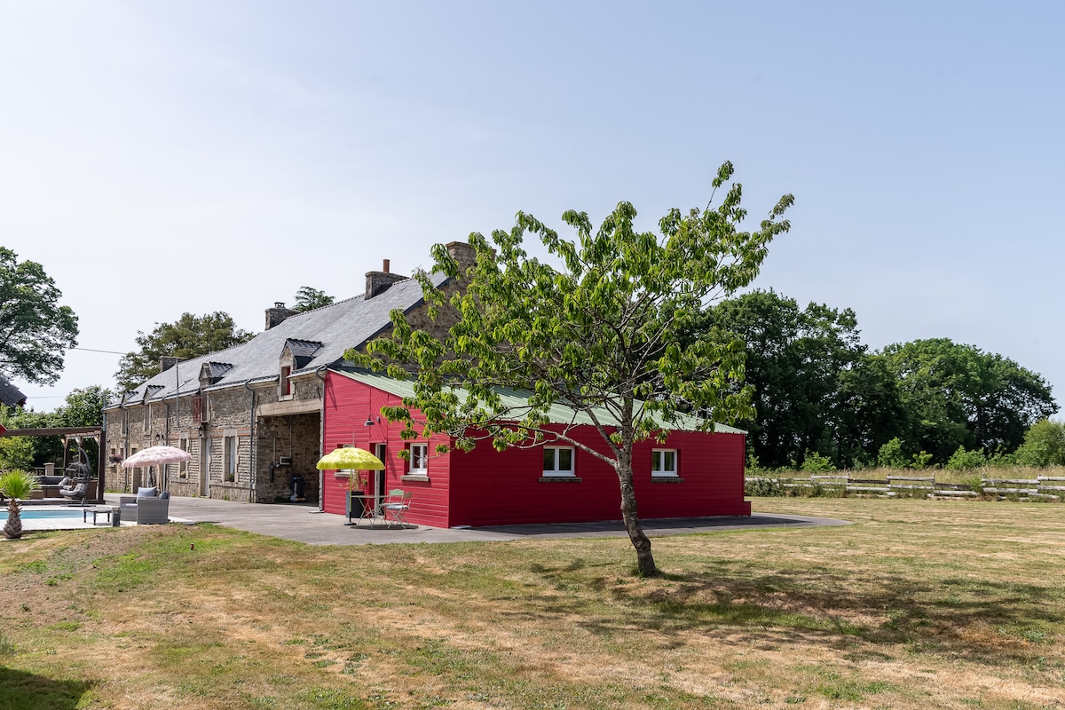 Gîte "Le Coquelicot de Kerselaven" avec piscine