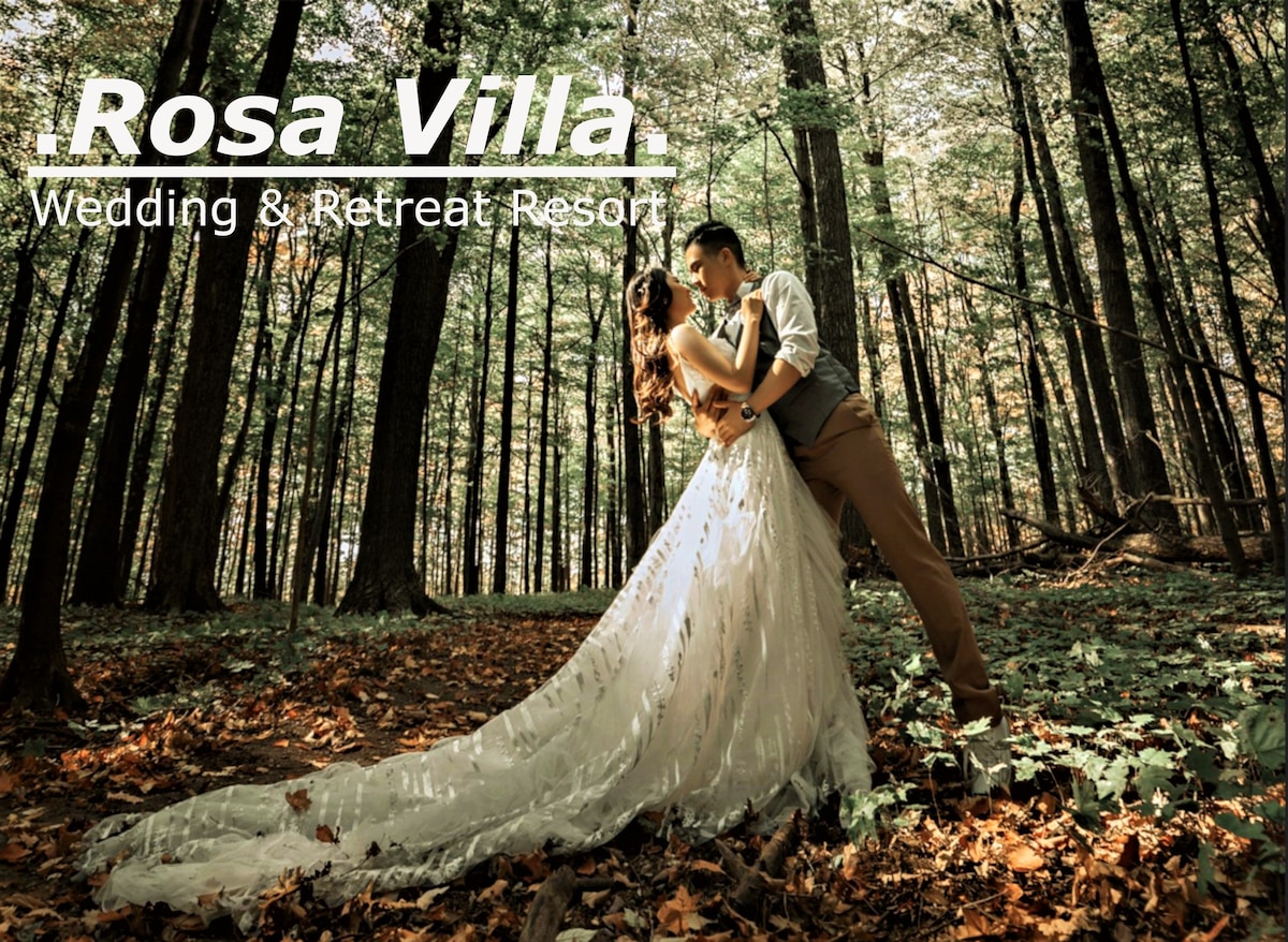 ROSA VILLA Wedding&Retreat Resort-sleep40 ，房东200