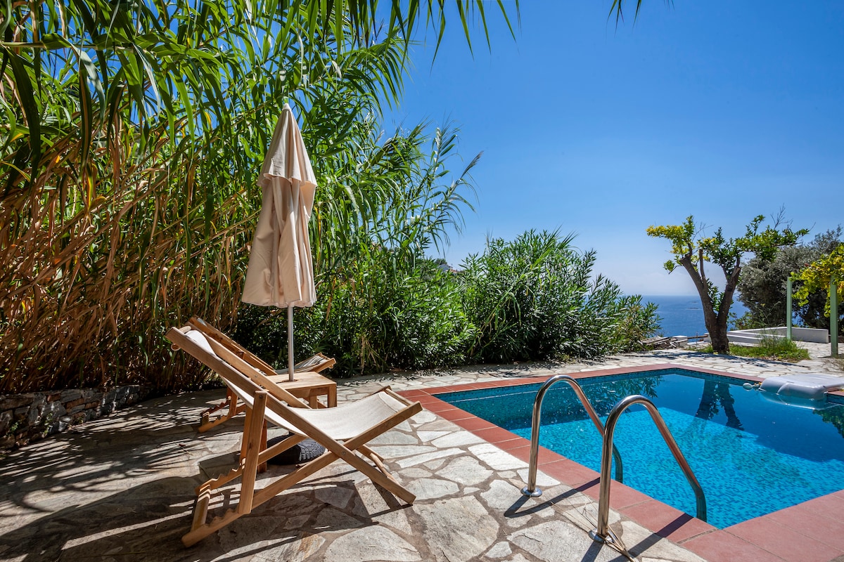 Olea Skopelos 2 villas, sea view and swimming pool