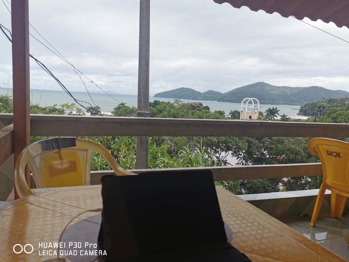 HomeOffice Vista mar Enseada e Santa Rita Ubatuba