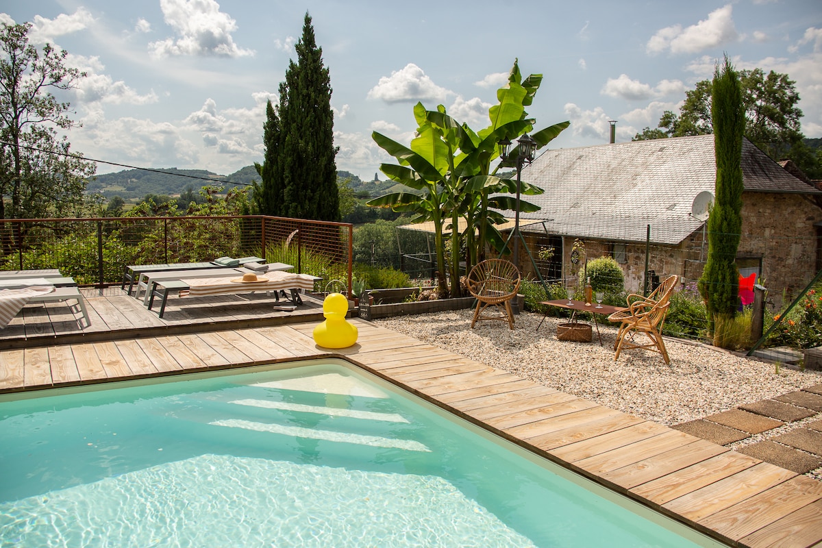 Location Grange en Pierre en Corrèze pour 4 pers.