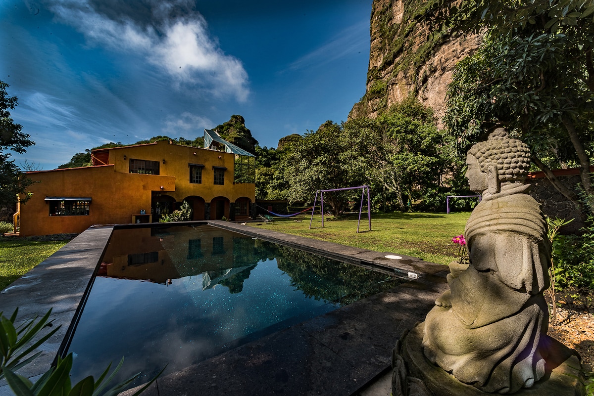 9 Guardians Home & Temple. Refuge Tepoztlan.