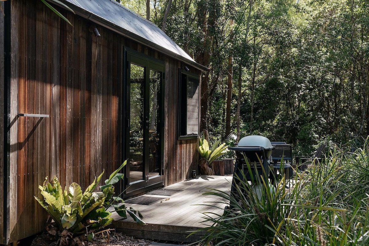 亚热带雨林中的小屋小屋