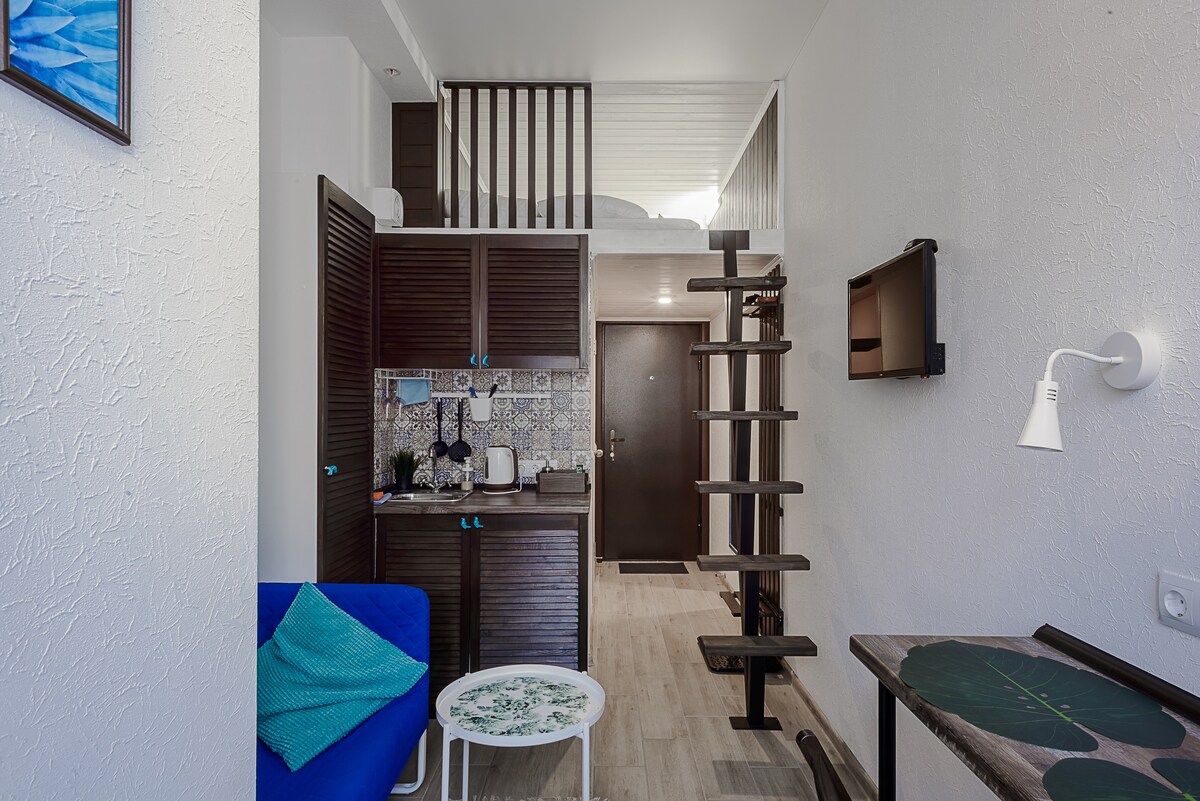 彼尔姆(perm) · 整套公寓型住宅 · 位于perm市中心的两层公寓