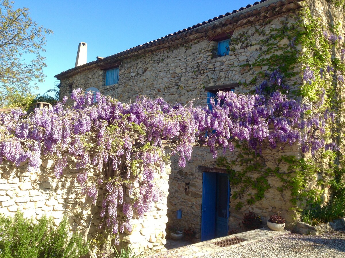 French Country House with heated private pool