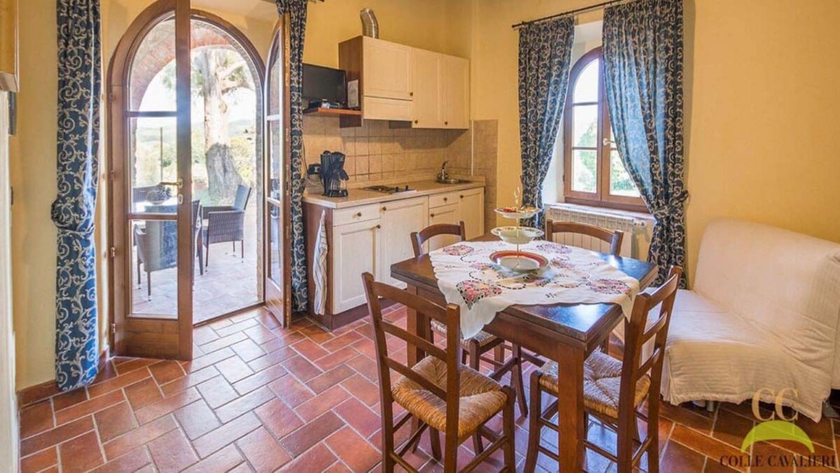 Apartment with patio, wi-fi and pool in Maremma
