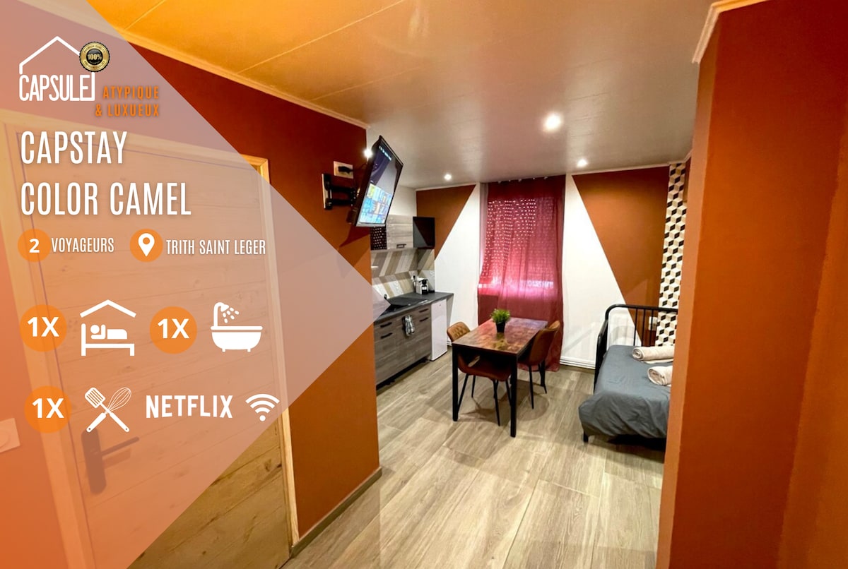 Capstay Color Camel 2*All equipped & Netflix