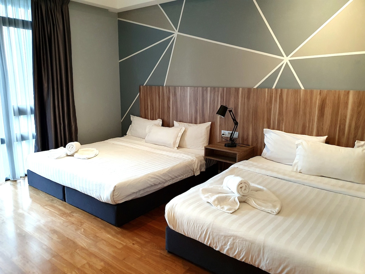 吉隆坡城中城附近的大型1卧室套房@ Anggun Residences