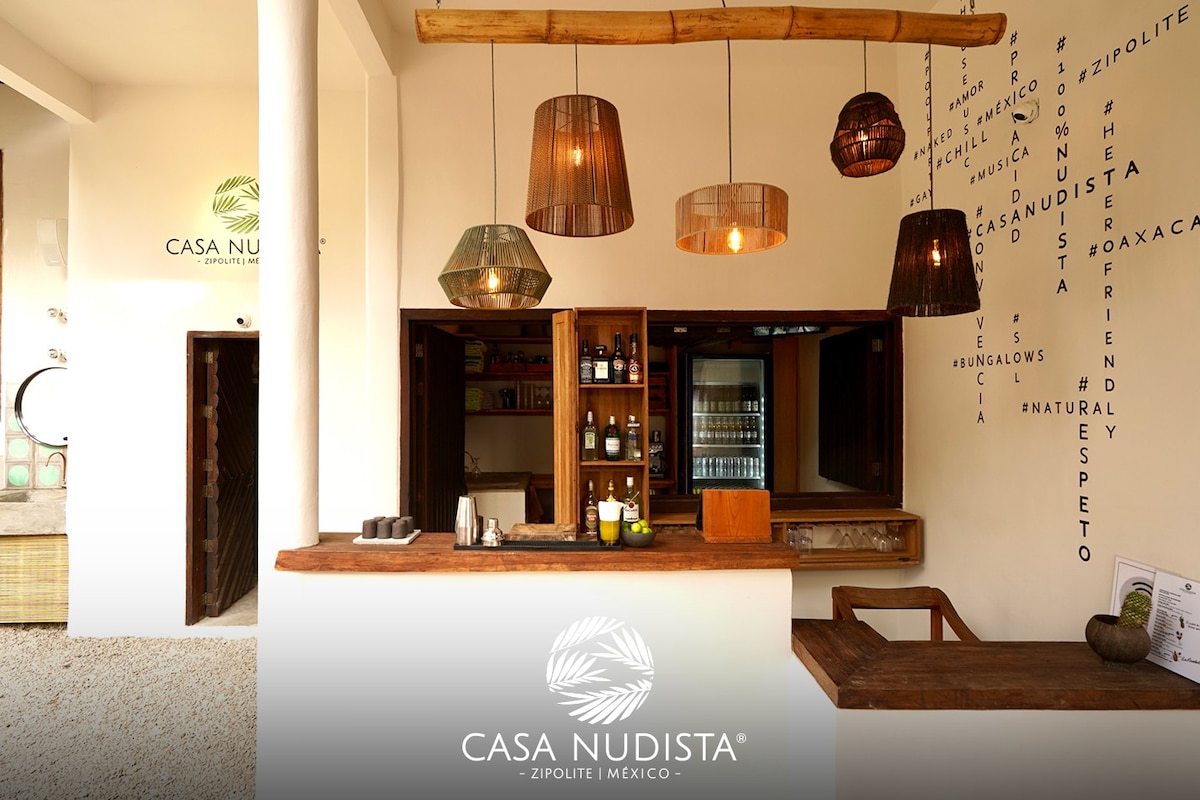 Casa Nudista -带6号和9p空调的共享宿舍