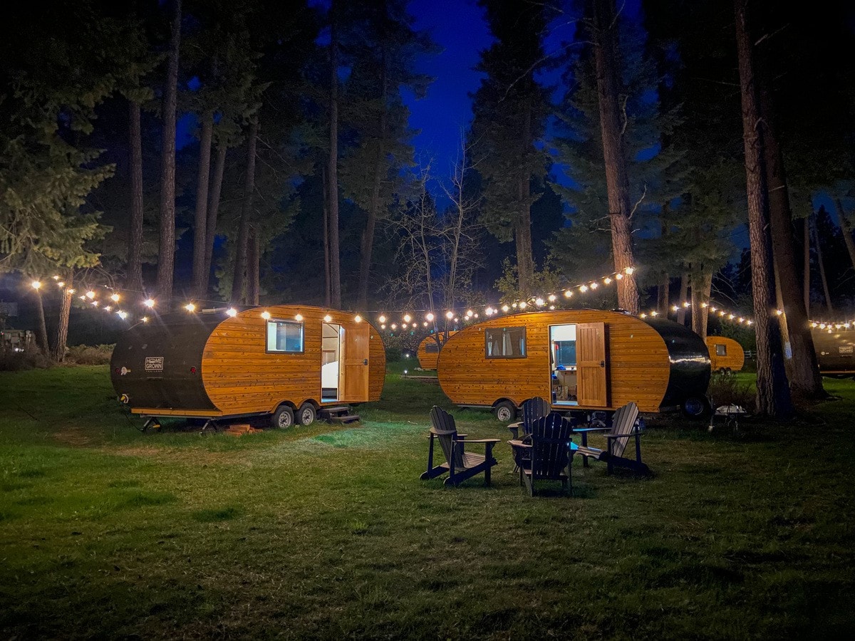 2 "Roaming Cabins" Near Glacier National Park