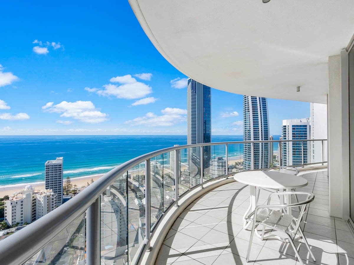 High Lvl Ocean View -Towers of Chevron- 2Bed 2Bath