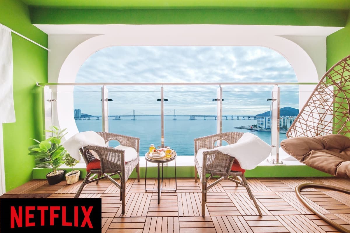 高楼层+两侧都有优质的海景#新建筑（房间+客厅） # Netflix #每日车站