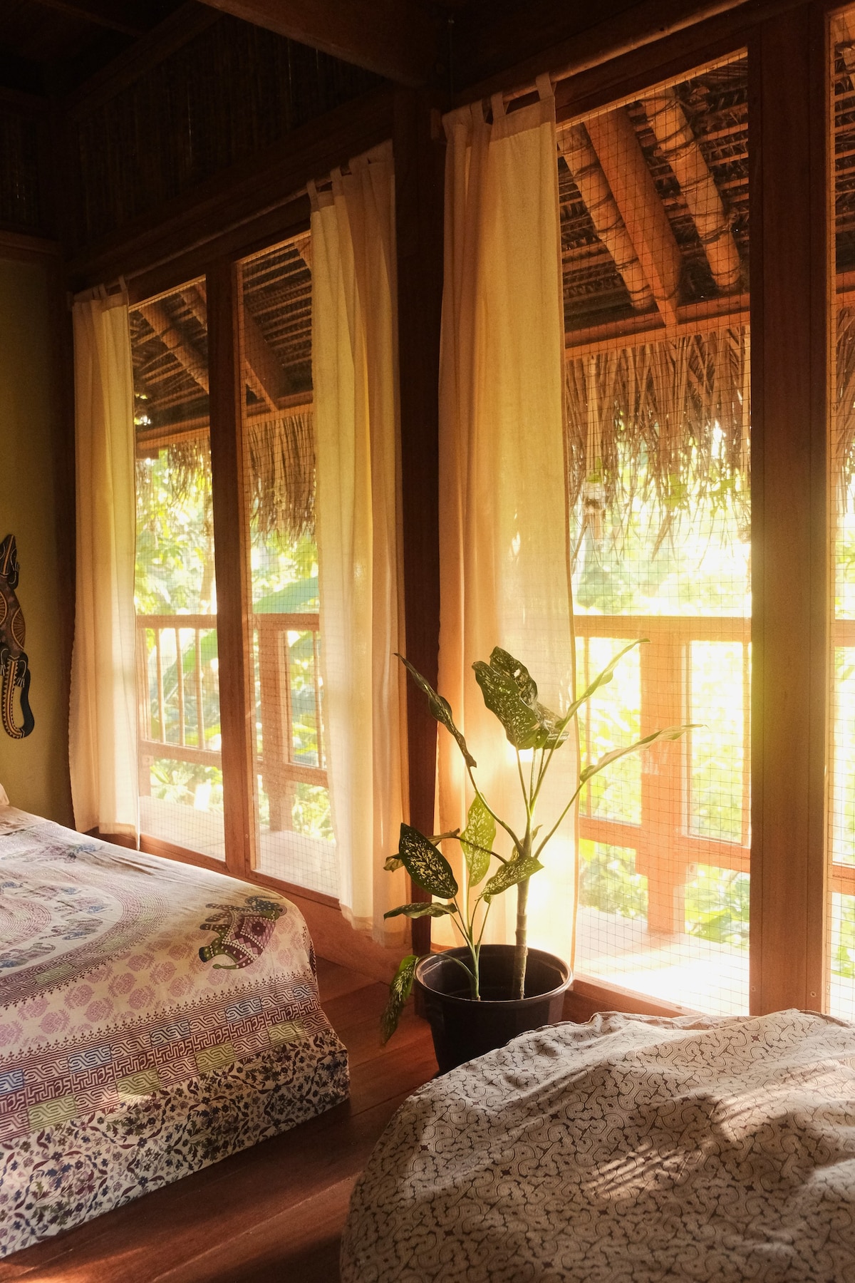 Double Room in Eco Cabin, Forest Views