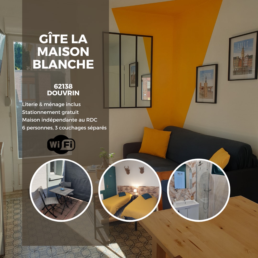 Gite La Maison Blanche - 1至6位房客