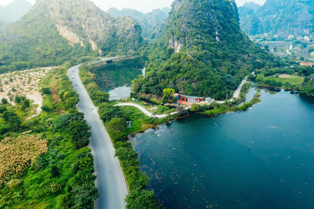 双层床，花园景观， 2人免费早餐