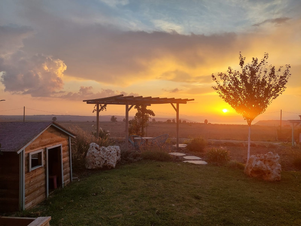 Kinneret view in the Golan hights