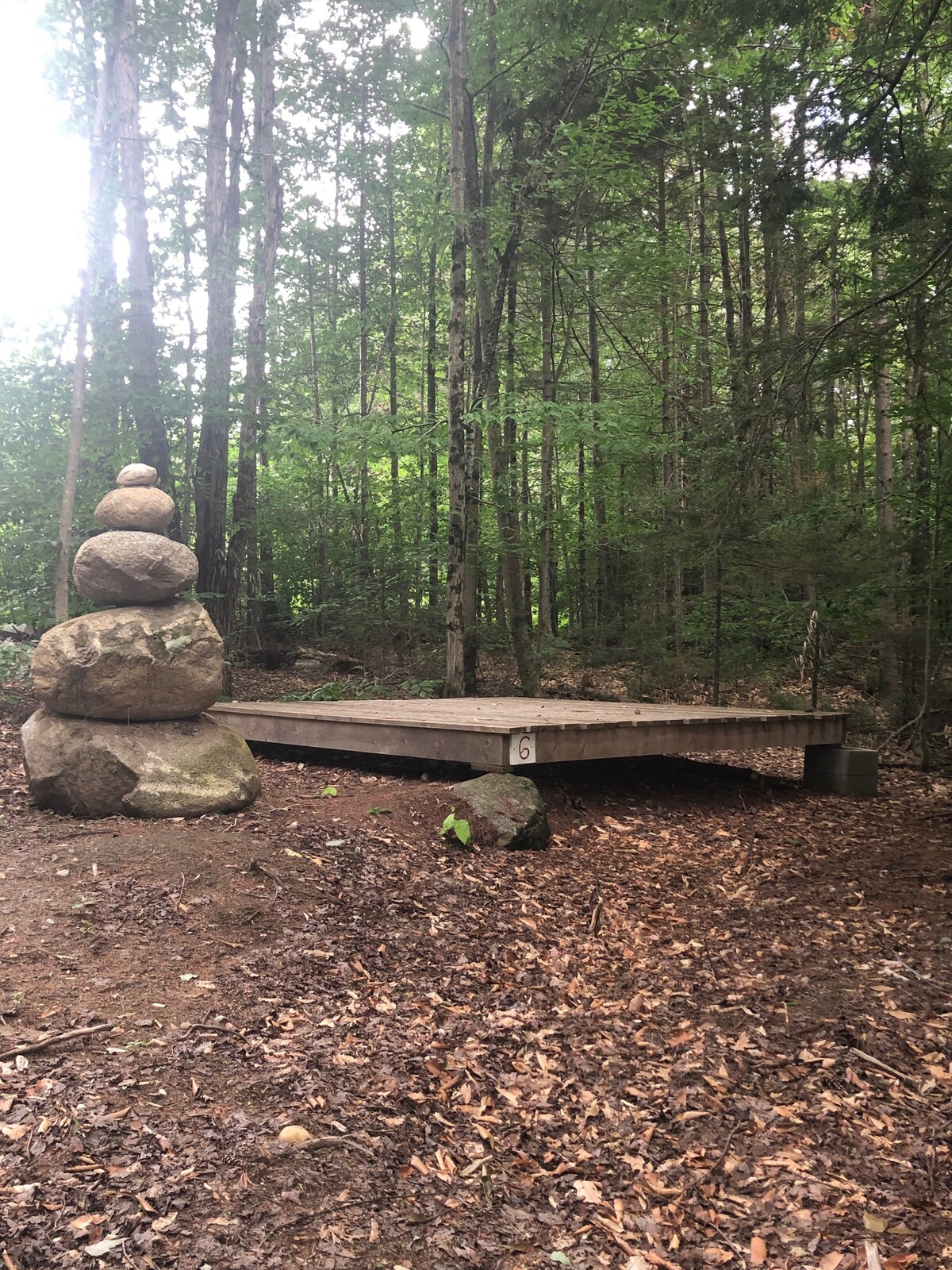 Tent Platform - Hummingbird Center Farm