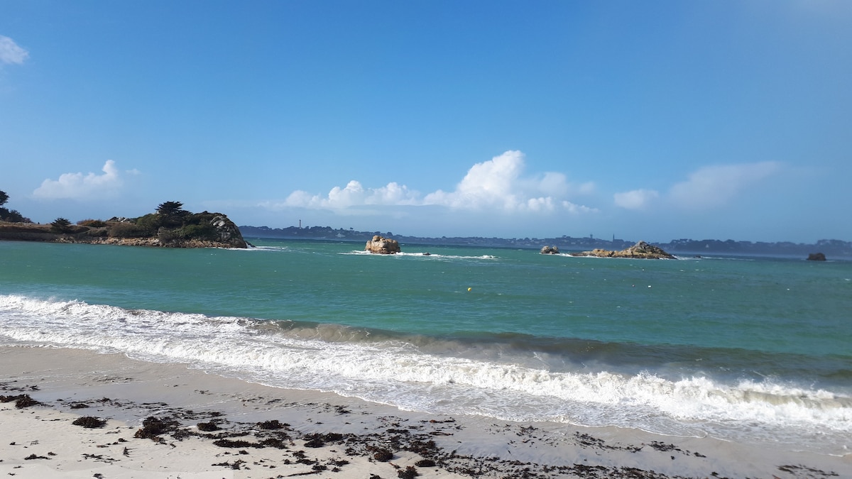 Maison proche de la mer, vue panoramique 380°