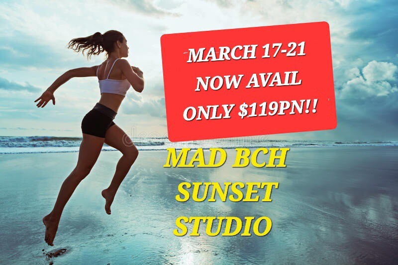 Mad Bch日落单间公寓* 3月17日至21日提供* 119美元PN ！