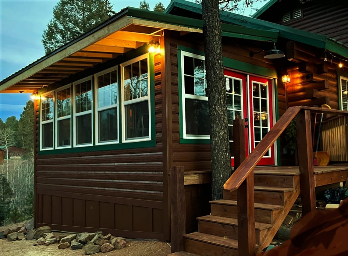 舒适的山间小木屋：景观、隐私和新鲜空气