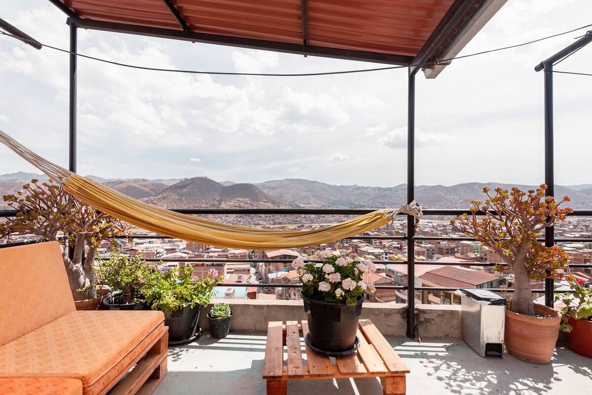 Apartamento completo - Increíble vista del Cusco