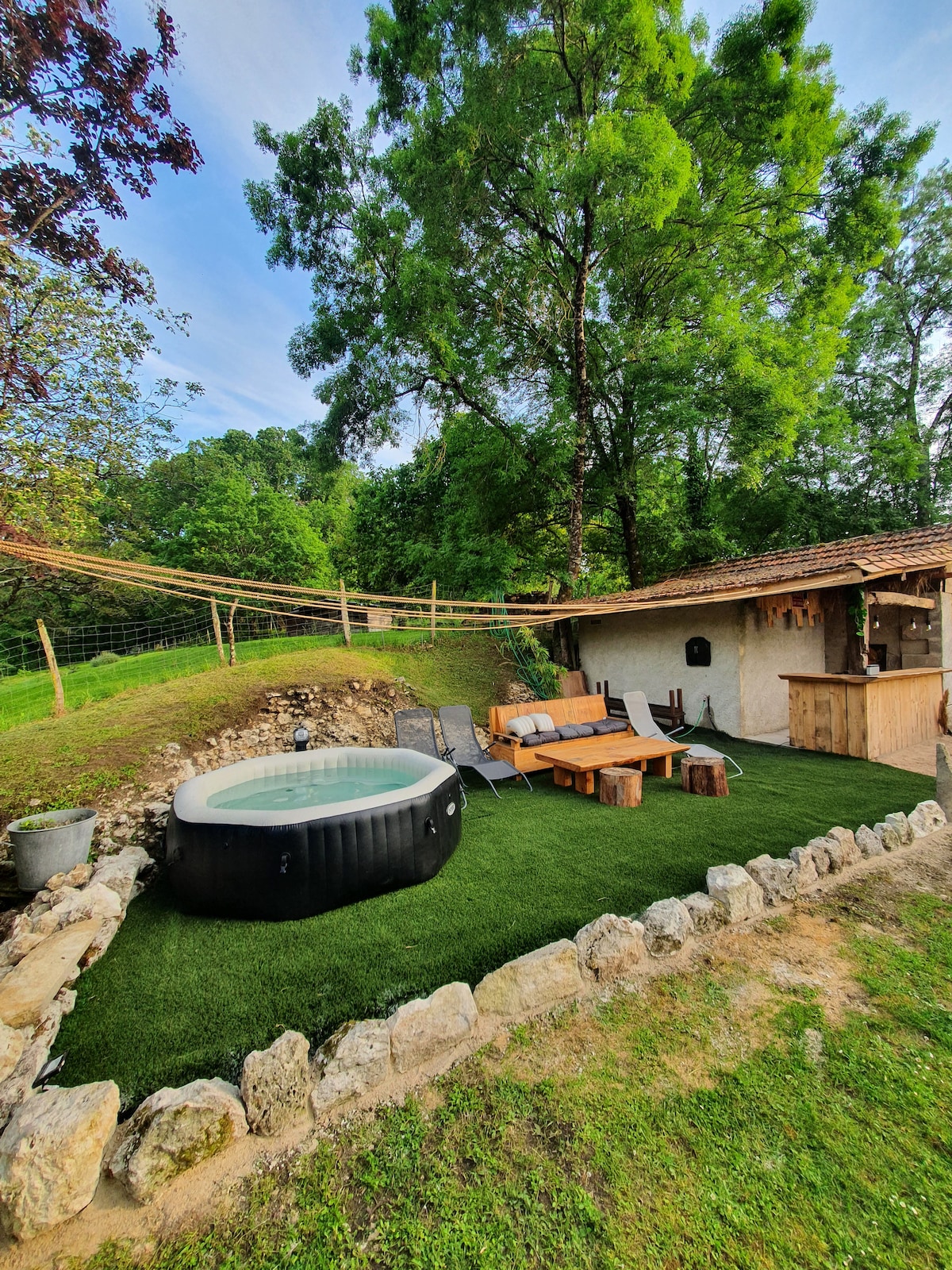 Maison de campagne atypique au cœur du vignoble