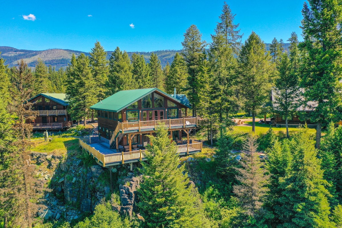 Dog Creek Lodge; Luxury Estate Near Whitefish, MT