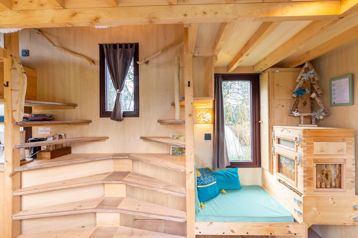 TY GWENAN TINY HOUSE ECOLOGIQUE AVEC RUCHE