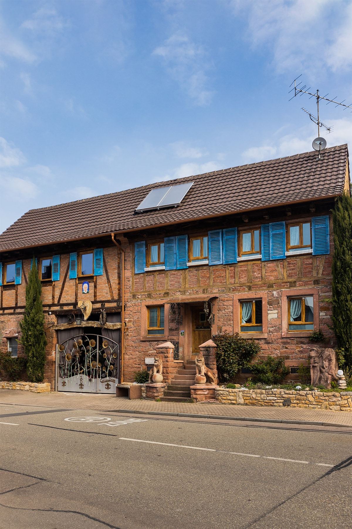 Außergewöhnliches Ferienhaus mit Innenhof/Terrasse