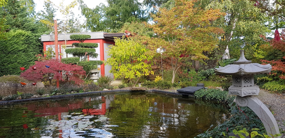 位于花园中心的客房（不是乡村小屋）