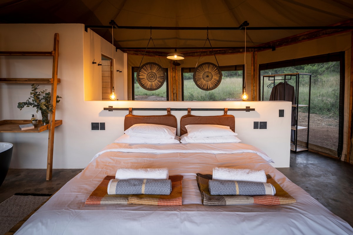 Sasi Bush Lodge Morning Luxury Safari Tent