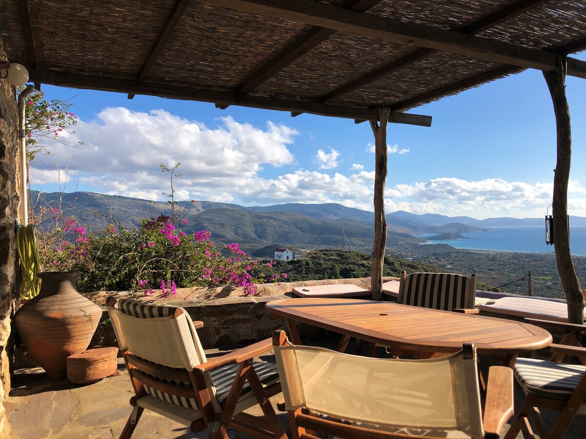 Unique Stone PANYIOTIS House with Amazing Views