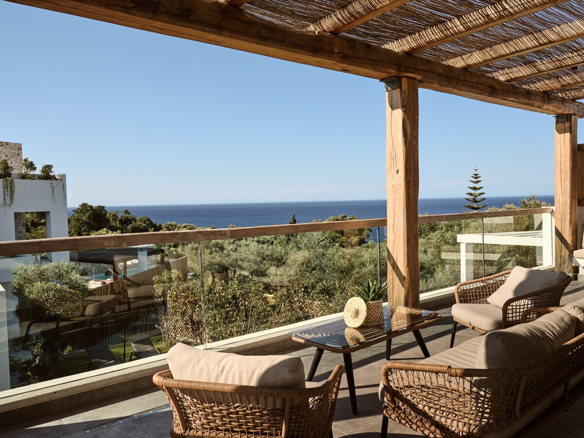 Dimitra豪华海景别墅，一座标志性的度假屋