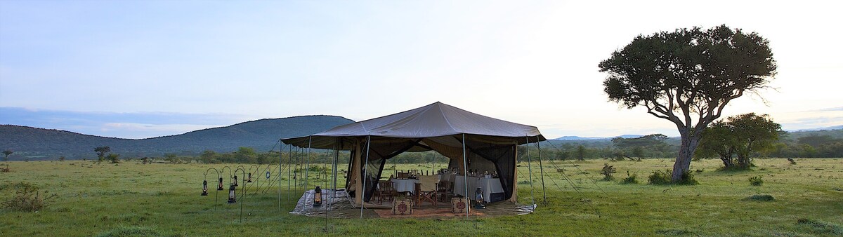 Maasai Mara exclusive-use luxury tented camp