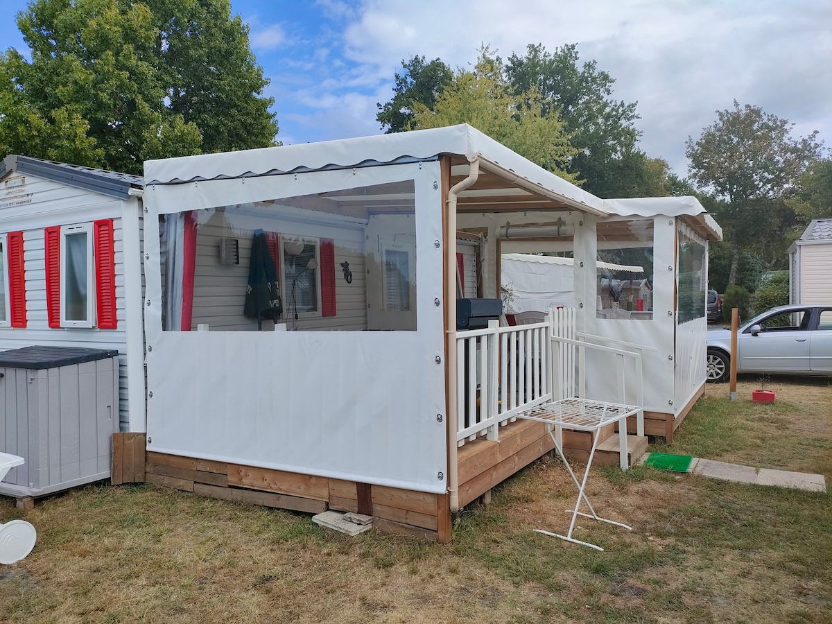 Mobil home  tout confort landes, calme et familial