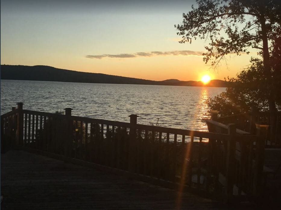 Serene Sunsets at Kamaniskeg Lake House