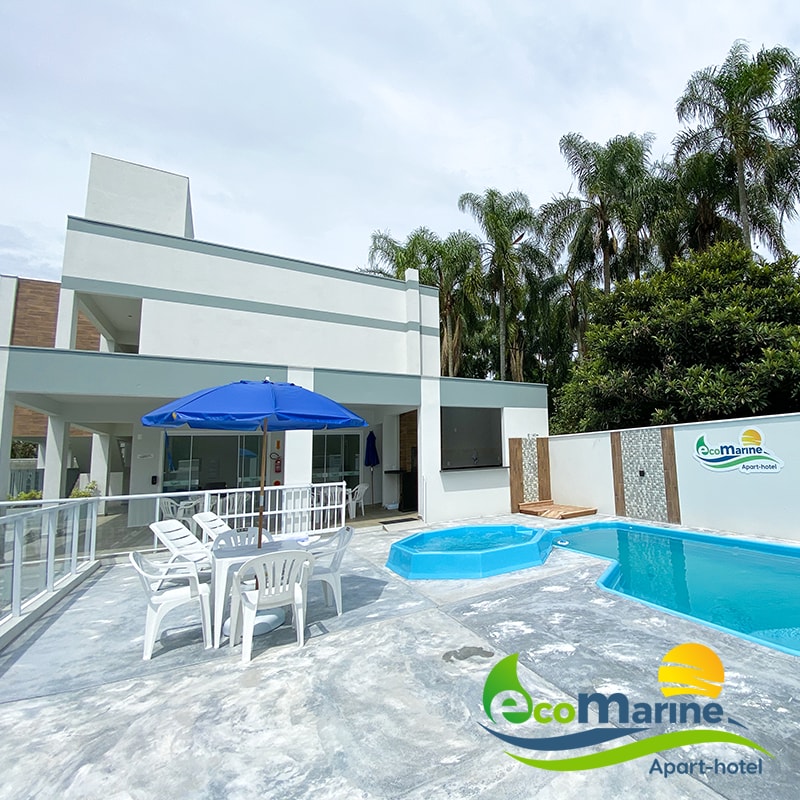 Ecomarine Apart Hotel - 700m do Beto Carrero/praia