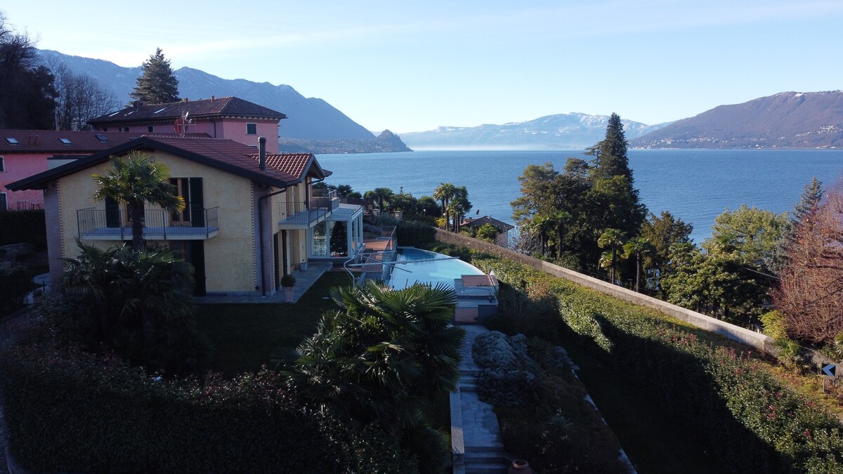 Lago Maggiore别墅景观和泳池