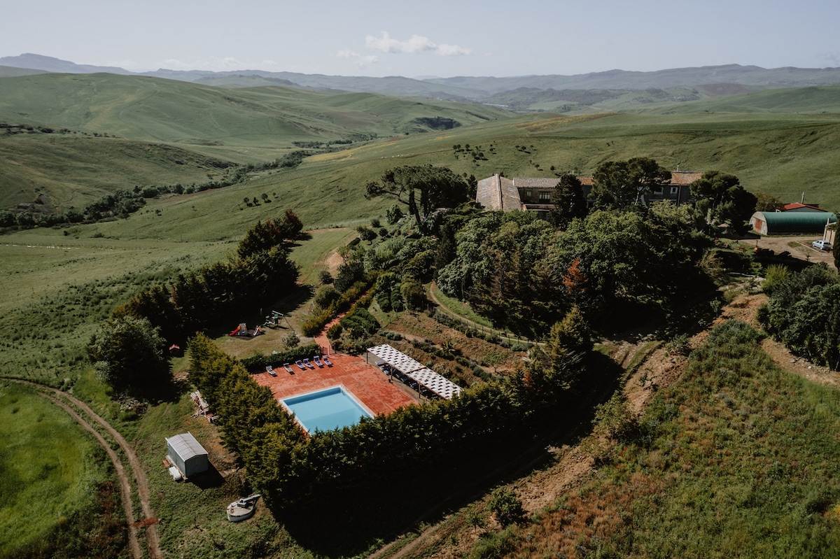 Rural Sicily | Farm with panoramic restaurant