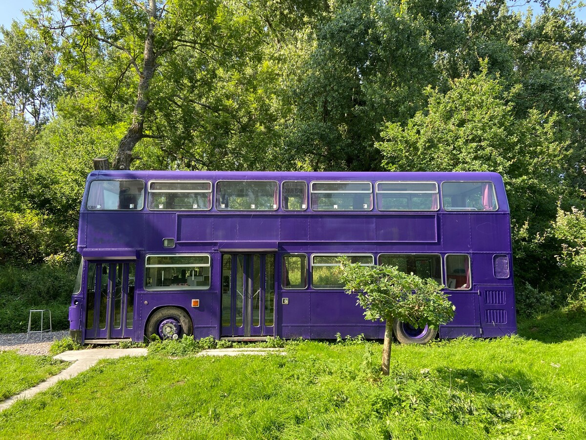 Le Bus violet au Manoir de Bois-en-Ardres