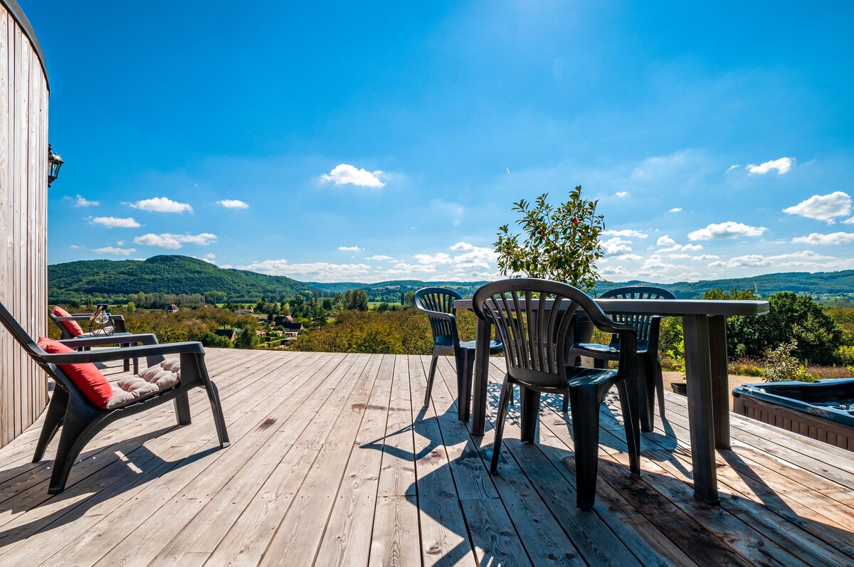 Cabane insolite de charme & Spa et Vue Châteaux