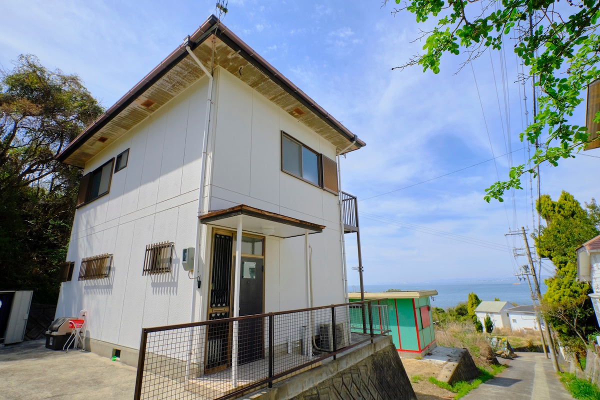 淡路岛海景和烧烤度假屋