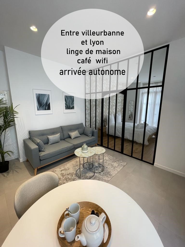 *美丽的公寓'Villeurbanne/里昂1至2人