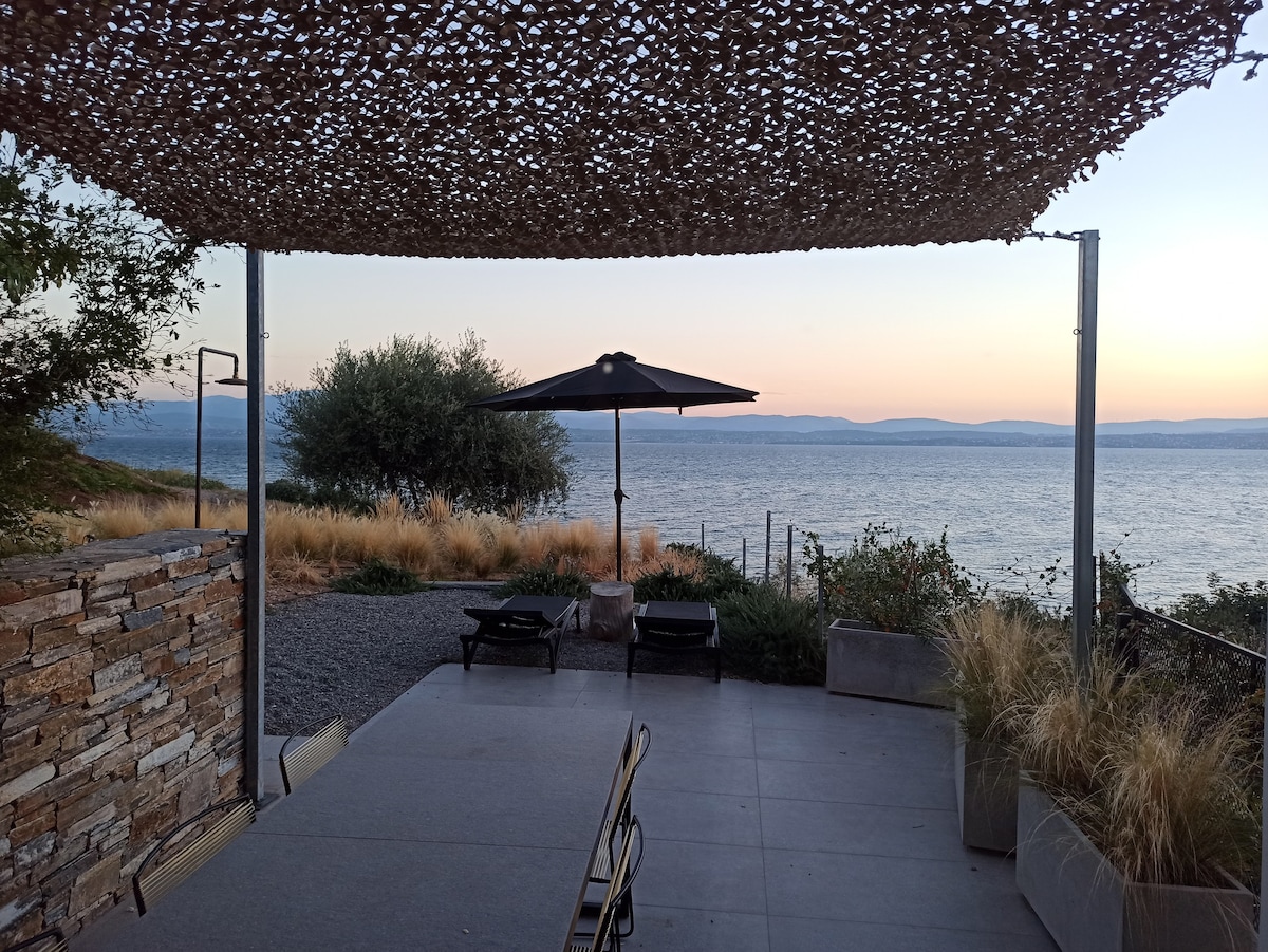 海滨别墅，带私人海滩，距离雅典1小时车程