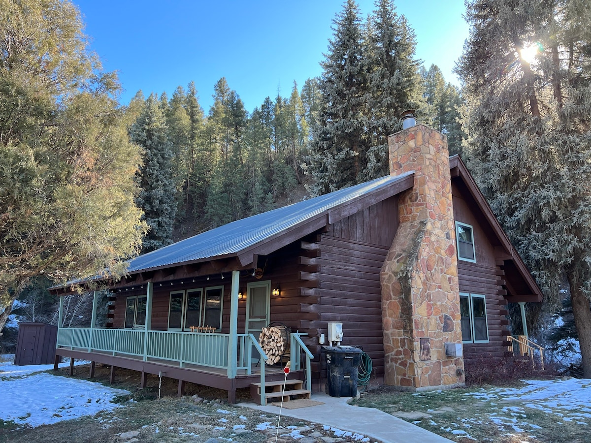 Creekfront cabin in the San Juan National Forest