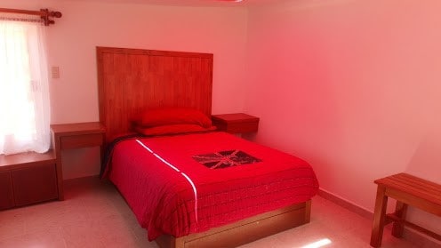 Habitación Roja con cocineta - Posada arcoIRIS