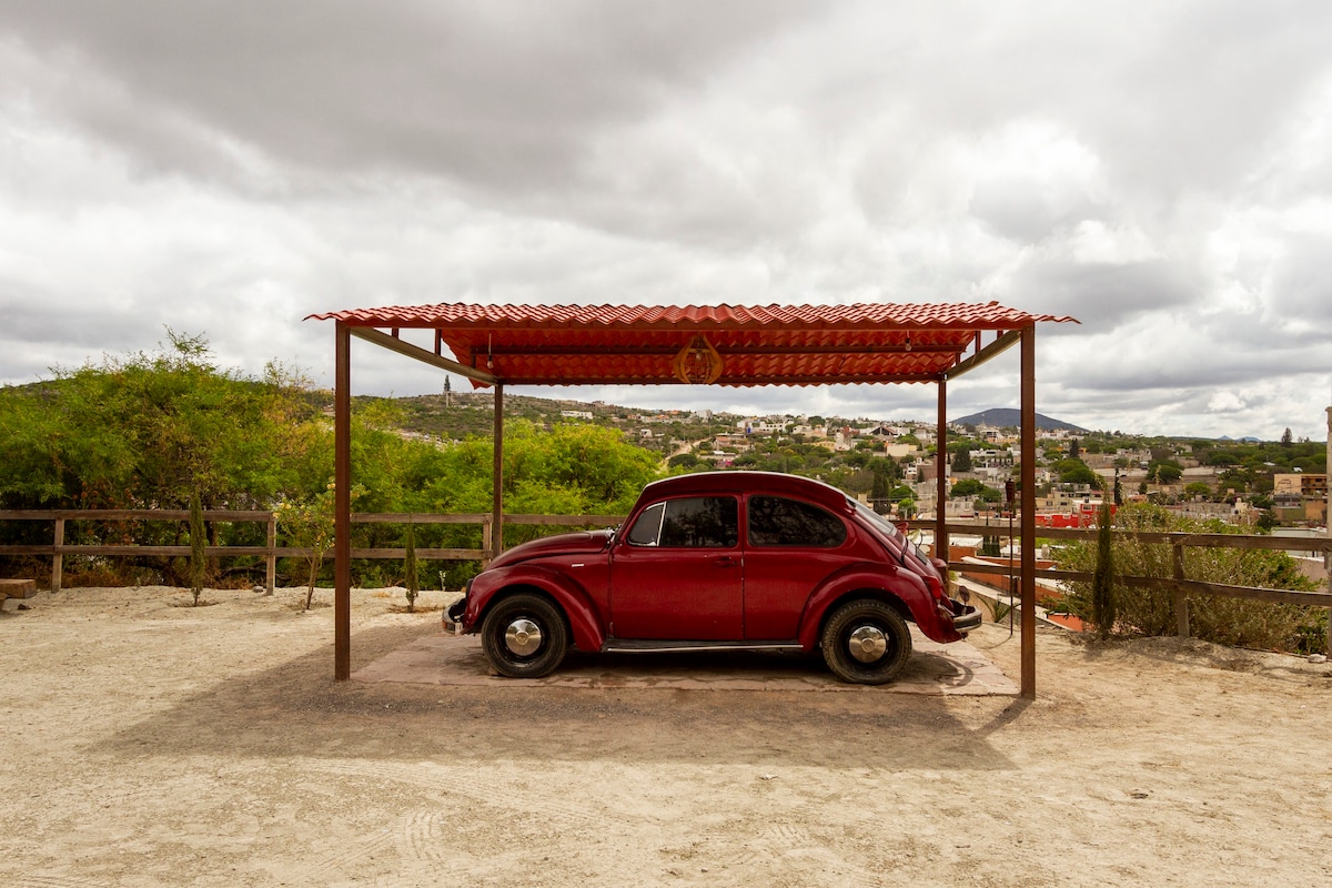 Peña de Bernal、Vocho/Camping的独特住宿