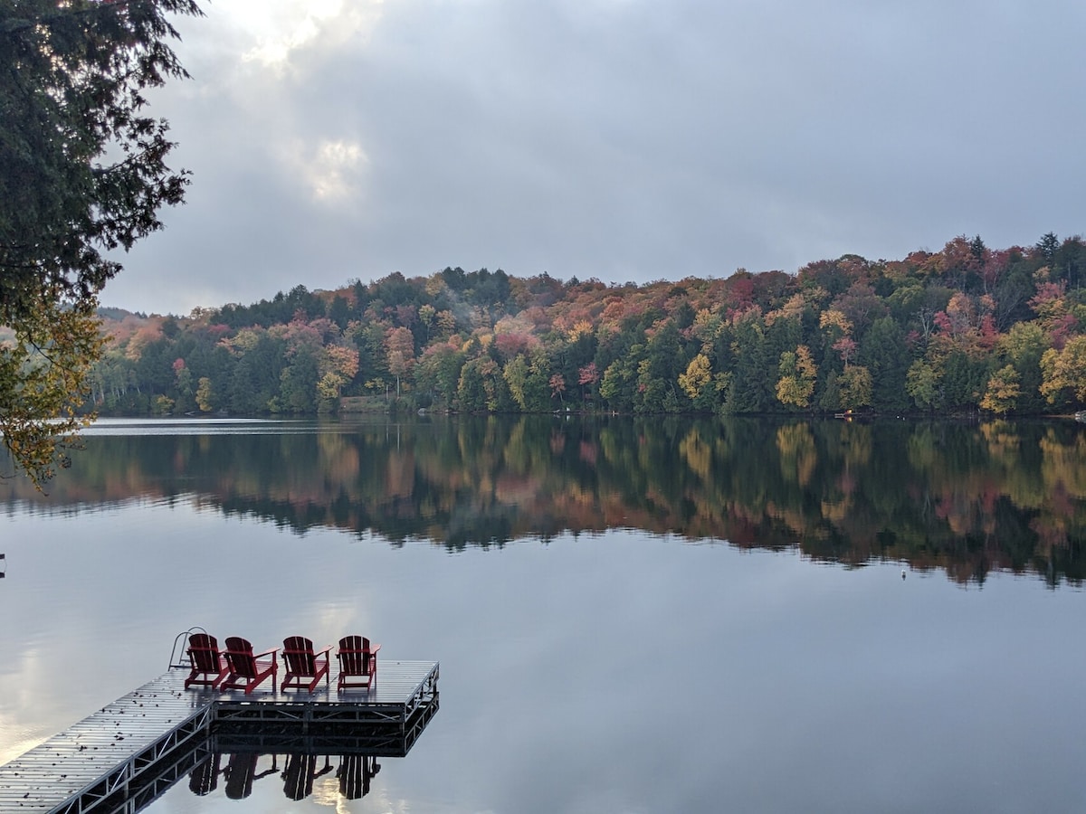 WaTeR的边缘小木屋。Muskoka ，骷髅湖， 2间卧室